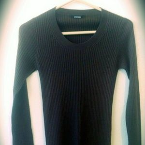 Dark Brown Crew Neck Sweater